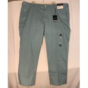JoS Banks Tailored Fit FF Chino  Sea Foam 46x30 NWT